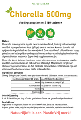 Chlorella 500mg Biologisch - NowVitamins - Natuurlijk.fit - 9509992599741